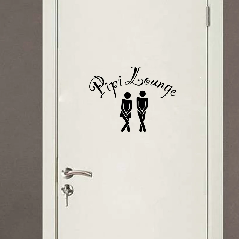 Kililaya Wall Decal PIPI Lounge WC Toilet Door Sign Wall Decor Stickers Home Decor Posters
Kililaya Wall Decal PIPI Lounge WC Toilet Door Sign Wall Decor Stickers Home Decor Posters
