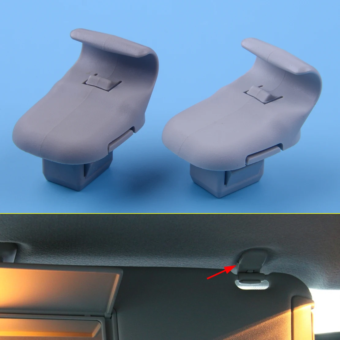 DWCX Car Sun Visor Mounting Clip Hook Adapter LC6269261B77 Fit for Mazda 3 5 6 CX-7 CX-9 RX-8 2007 MPV 2004 2005 2006
DWCX Car Sun Visor Mounting Clip Hook Adapter LC6269261B77 Fit for Mazda 3 5 6 CX-7 CX-9 RX-8 2007 MPV 2004 2005 2006