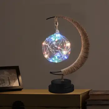 LED Night Light Glass Ball Moon Shape Table Decoration Light Iron Art Decoration With LED Copper Wire Lamp Batter Power
LED Night Light Glass Ball Moon Shape Table Decoration Light Iron Art Decoration With LED Copper Wire Lamp Batter Power
