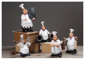 Figurines Miniatures Resin Chef decor creative Kitchen Restaurant Excellent decoration crafts Home Furnishing 
Figurines Miniatures Resin Chef decor creative Kitchen Restaurant Excellent decoration crafts Home Furnishing