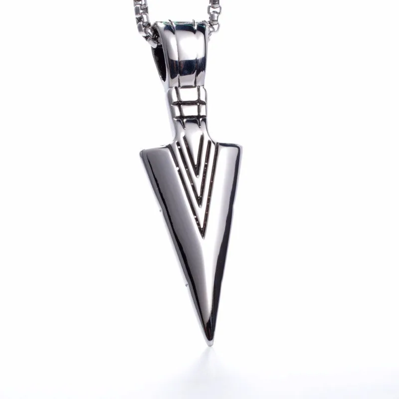 Retro Stainless Steel Arrow Necklaces Pendant Vintage Fashion Men Pendant 1 PCS Without Necklaces First-class design
Retro Stainless Steel Arrow Necklaces Pendant Vintage Fashion Men Pendant 1 PCS Without Necklaces First-class design