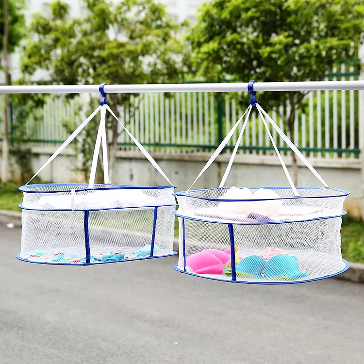 High quality closed wind proof clothes basket double clothes drying basket / drying basket can fold air drying net
High quality closed wind proof clothes basket double clothes drying basket / drying basket can fold air drying net