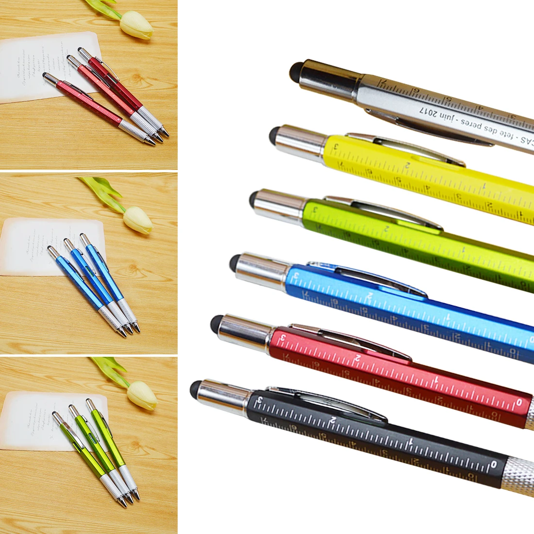 FangNymph Novel Metal Multifunctional Screwdriver Ballpoint Pen Touch Screen Gift Tool School Office Supplie Stationery Pen
FangNymph Novel Metal Multifunctional Screwdriver Ballpoint Pen Touch Screen Gift Tool School Office Supplie Stationery Pen