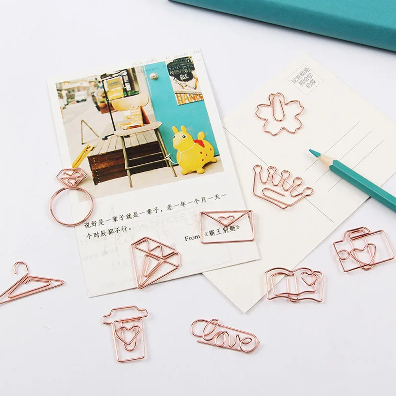 Metal Binder Clip Office School Metal Binder Rose Gold Scrapbooking Tool Various Shape Cute Bookmark Paper Clips Planner Tools
Metal Binder Clip Office School Metal Binder Rose Gold Scrapbooking Tool Various Shape Cute Bookmark Paper Clips Planner Tools