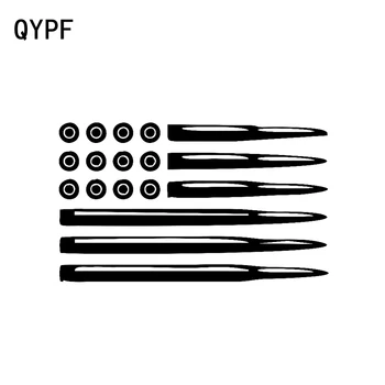 QYPF 17.2CM*10.2CM Unique American Flag Bullets Gun Vinyl Retro-reflective Car Sticker Decal Black/Silver C15-0487
QYPF 17.2CM*10.2CM Unique American Flag Bullets Gun Vinyl Retro-reflective Car Sticker Decal Black/Silver C15-0487