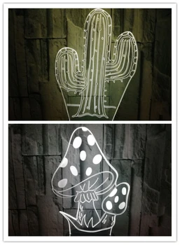 3D Visual Mushroom LED Night Light Cactus Gradient Bedside Bedroom Table Lamp Support USB Child's Toys Gifts
3D Visual Mushroom LED Night Light Cactus Gradient Bedside Bedroom Table Lamp Support USB Child's Toys Gifts