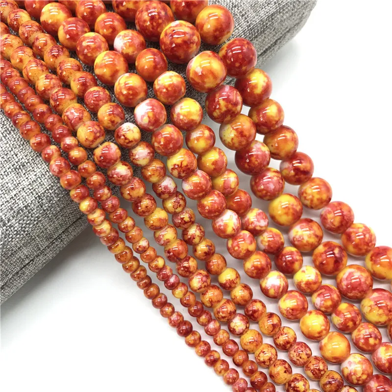 4/6/8/10mm Round Glass Beads Loose Spacer Beads For Jewelry Making DIY Bracelet Necklace #008
4/6/8/10mm Round Glass Beads Loose Spacer Beads For Jewelry Making DIY Bracelet Necklace #008