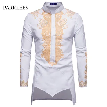 African Style White Shirt Men New Extra Long Irregular Hem Mens Tuxedo Dress Shirts Slim Fit Harajuku Streetwear Hip Hop Camisa
African Style White Shirt Men New Extra Long Irregular Hem Mens Tuxedo Dress Shirts Slim Fit Harajuku Streetwear Hip Hop Camisa
