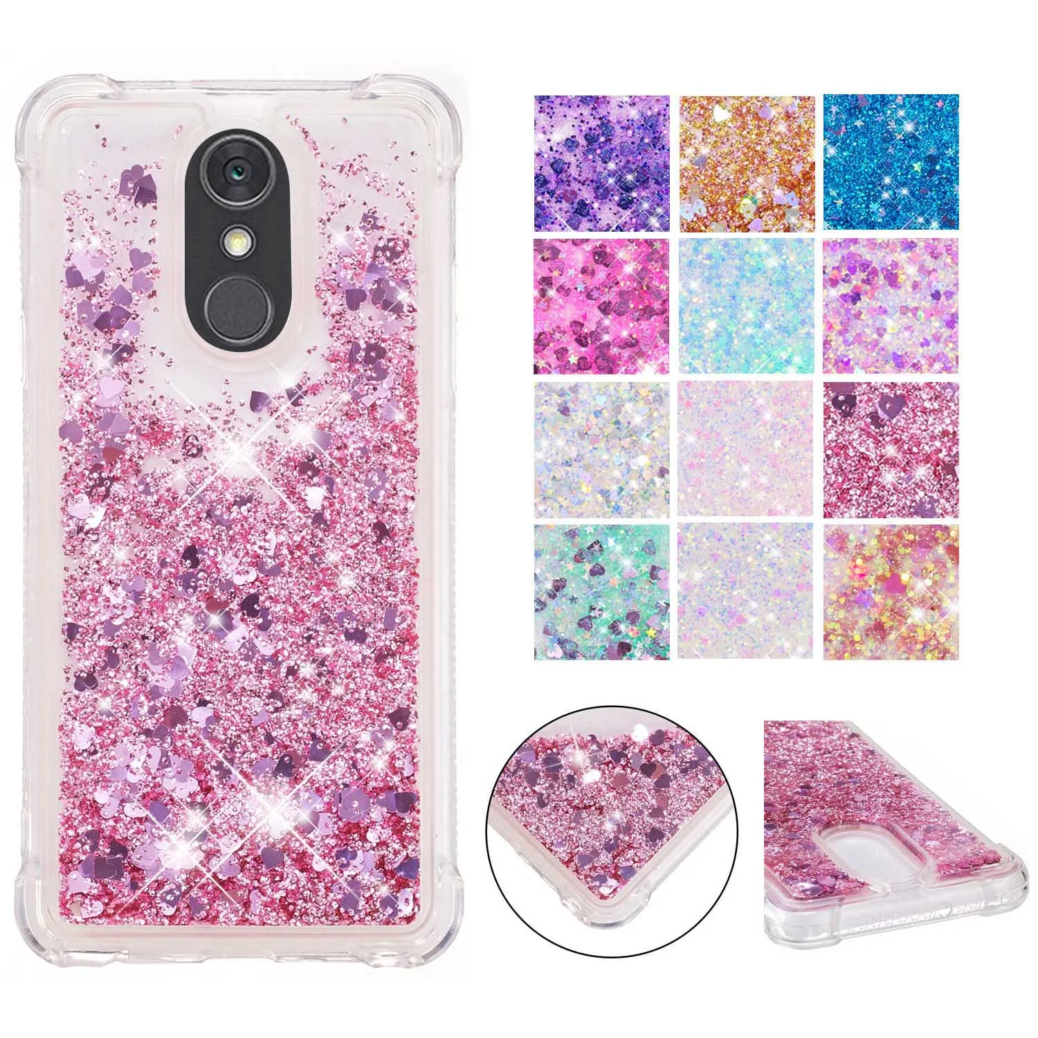 For LG Stylo 4/ Q Stylus Phone Case Hearts Stars Bling Quicksand Liquid Glitter TPU Protective Case For LG Stylo 4/ Q Stylus
For LG Stylo 4/ Q Stylus Phone Case Hearts Stars Bling Quicksand Liquid Glitter TPU Protective Case For LG Stylo 4/ Q Stylus