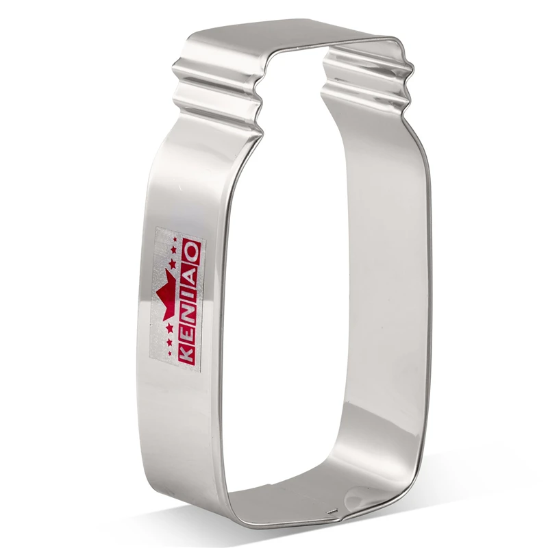 KENIAO Mason Jar Cookie Cutter - 11.5 cm and 9 cm - Biscuit and Fondant Cutter - Stainless Steel
KENIAO Mason Jar Cookie Cutter - 11.5 cm and 9 cm - Biscuit and Fondant Cutter - Stainless Steel