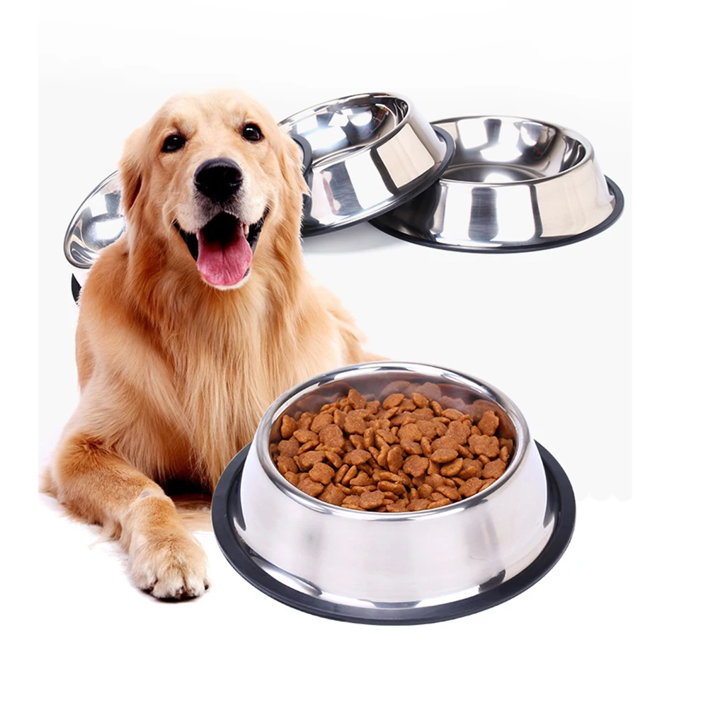 Pet Dog Cat Bowl Puppy Stainless Steel Bowl Anti Slip Cats Puppy Travel Feeding Feeder Food and Water Dish Bowl Pet Bowls
Pet Dog Cat Bowl Puppy Stainless Steel Bowl Anti Slip Cats Puppy Travel Feeding Feeder Food and Water Dish Bowl Pet Bowls