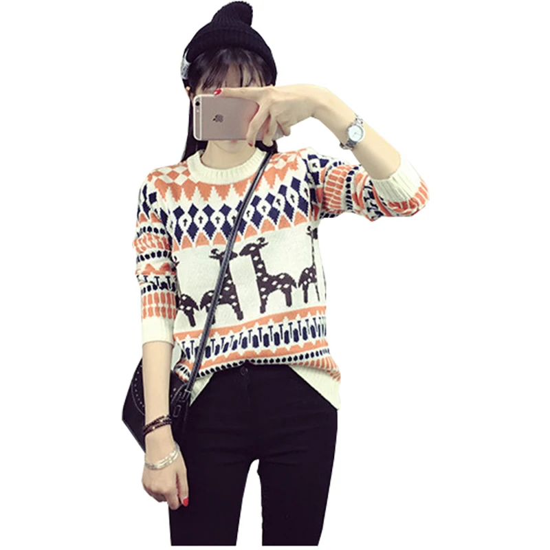 2019 Quick Sell Lovely Deer Pattern Sweater women's Autumn And Winter Clothing Sweaters Women And Pullovers Vestidos MMY16861
2019 Quick Sell Lovely Deer Pattern Sweater women's Autumn And Winter Clothing Sweaters Women And Pullovers Vestidos MMY16861