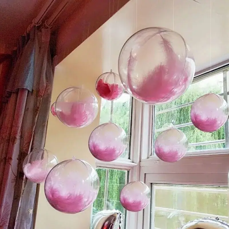 20pcs 6cm Acrylic Ball Clear Plastic Xmas Ball Flower Preservation Container Candy Box Transparent Hollow Sphere Hanging Decor
20pcs 6cm Acrylic Ball Clear Plastic Xmas Ball Flower Preservation Container Candy Box Transparent Hollow Sphere Hanging Decor