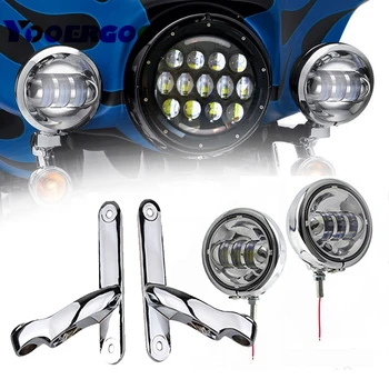 4.5" Black Led Passing Fog Lights With 4.5 inch Housing Bucket and Mounting Brackets Fory Street Glide
4.5" Black Led Passing Fog Lights With 4.5 inch Housing Bucket and Mounting Brackets Fory Street Glide