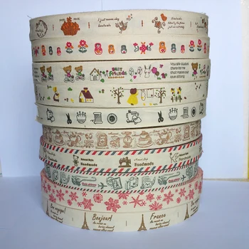 Wholesame Printed cotton ribbons for Decorative materials 20Yards mix 10 Style 20mm Package Label Fabric tapes
Wholesame Printed cotton ribbons for Decorative materials 20Yards mix 10 Style 20mm Package Label Fabric tapes