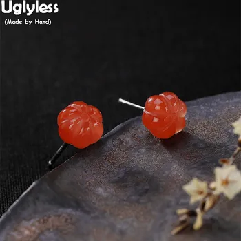 Uglyless Novel Designer Handmade Pumpkin Stud Earrings for Women Solid 925 Silver Studs Natural Agate Fine Jewelry MINI Earrings
Uglyless Novel Designer Handmade Pumpkin Stud Earrings for Women Solid 925 Silver Studs Natural Agate Fine Jewelry MINI Earrings