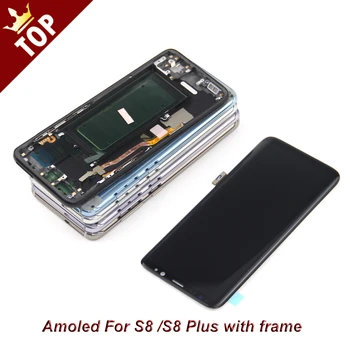 S8 G950 G955 LCD with frame for SAMSUNG Galaxy S8 G950 G950F S8 Plus G955 G955F Touch Screen Digitizer Tested
S8 G950 G955 LCD with frame for SAMSUNG Galaxy S8 G950 G950F S8 Plus G955 G955F Touch Screen Digitizer Tested