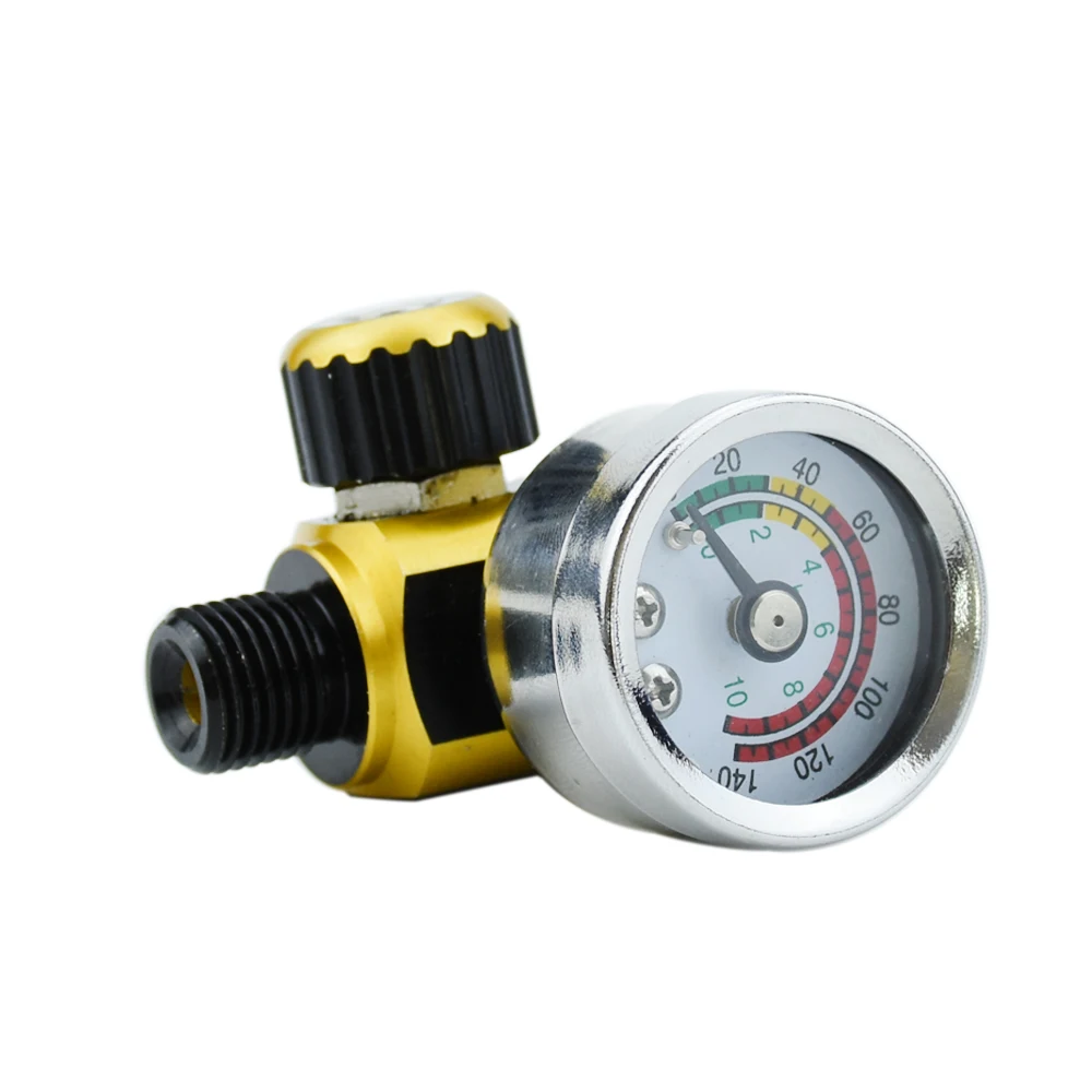 AETool 1/4 Threads LVLP HVLP Spary Gun Regulator Gauge Pneumatic Tool Air Paint Gun Adjustable Pressure Regulator 0-140PSI/10Bar
AETool 1/4 Threads LVLP HVLP Spary Gun Regulator Gauge Pneumatic Tool Air Paint Gun Adjustable Pressure Regulator 0-140PSI/10Bar