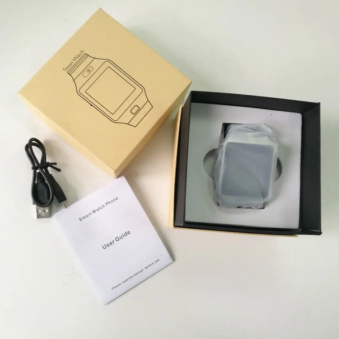 Bluetooth Watch Smart Watch Phone DZ09 TF SIM Card Holder HD Sync Caller SMS for Android Phone-Black
Bluetooth Watch Smart Watch Phone DZ09 TF SIM Card Holder HD Sync Caller SMS for Android Phone-Black