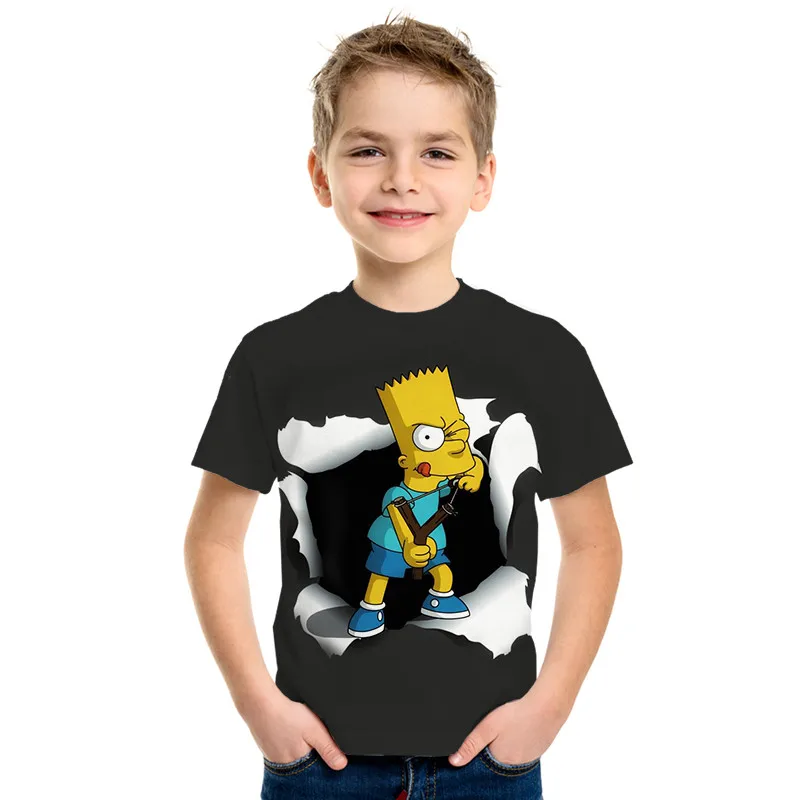 Baby Boys T Shirt Tops Tees For Boy Cartoon Simpson Print Kids Outwear children Clothes Tops 4-14 Year Boys Clothes
Baby Boys T Shirt Tops Tees For Boy Cartoon Simpson Print Kids Outwear children Clothes Tops 4-14 Year Boys Clothes