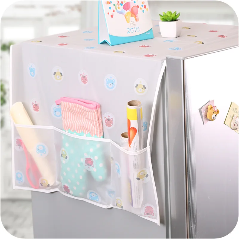 1pcs Water-proof Transparent Printing Refrigerator Cover Towel Storage Bag Refrigerator Dust Cover Hanging Bag
1pcs Water-proof Transparent Printing Refrigerator Cover Towel Storage Bag Refrigerator Dust Cover Hanging Bag