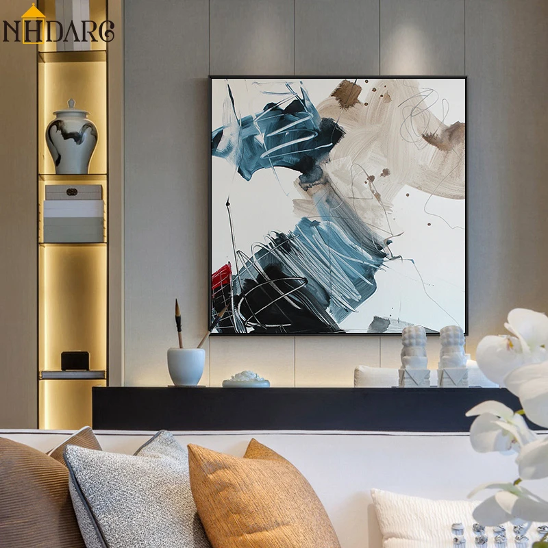 Modern Abstract Art Posters and Prints Canvas Painting Wall Picture for Living Room Study Office Cuadros Decoration Salon Square
Modern Abstract Art Posters and Prints Canvas Painting Wall Picture for Living Room Study Office Cuadros Decoration Salon Square