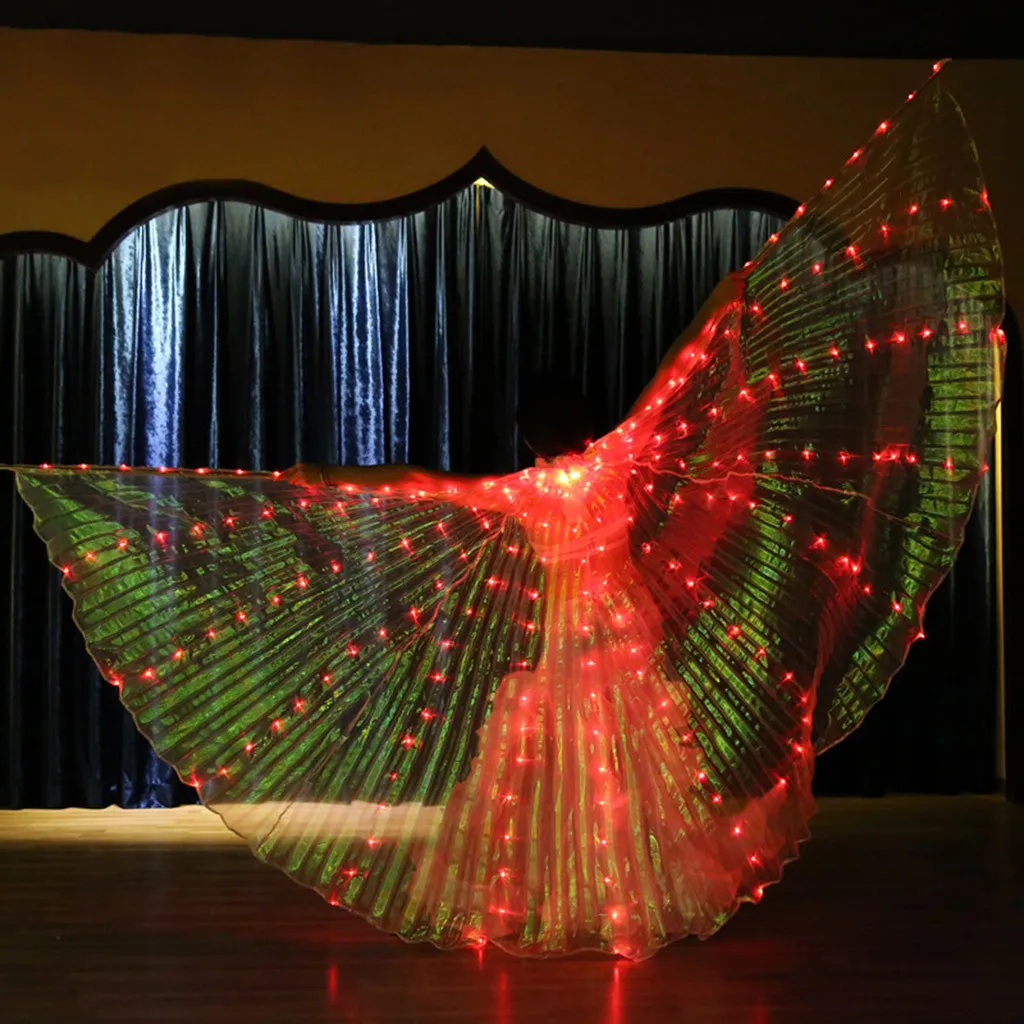 Stylish Bar Performance Prop Women Dance Accessories DJ Cold LED Wings Light Up Wing Costume LED Butterfly Wings Fan-shaped #708
Stylish Bar Performance Prop Women Dance Accessories DJ Cold LED Wings Light Up Wing Costume LED Butterfly Wings Fan-shaped #708