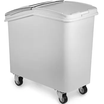 Good Material 27 Gallon White Plastic Mobile Ingredient Storage Bin with Lid Wide Application
Good Material 27 Gallon White Plastic Mobile Ingredient Storage Bin with Lid Wide Application