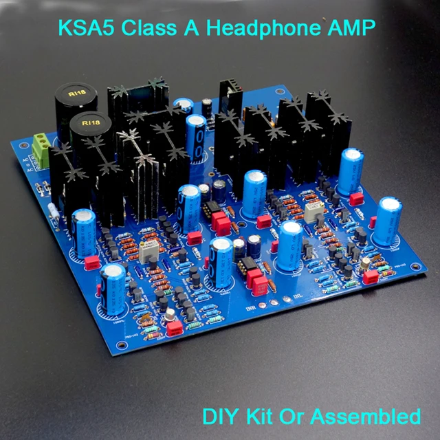 Hi Fi усилитель для наушников KSA5 класса A 2N556X вход Stage MJE15034 15035 транзистор