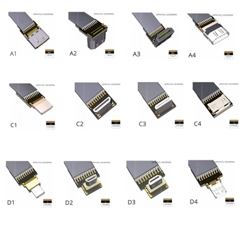 Micro HDMI D-Type Mini HDMI C-Type HDMI A-type Connector Converter Adapter Cable Up & Down & Right & Left Angle Male to Male
Micro HDMI D-Type Mini HDMI C-Type HDMI A-type Connector Converter Adapter Cable Up & Down & Right & Left Angle Male to Male