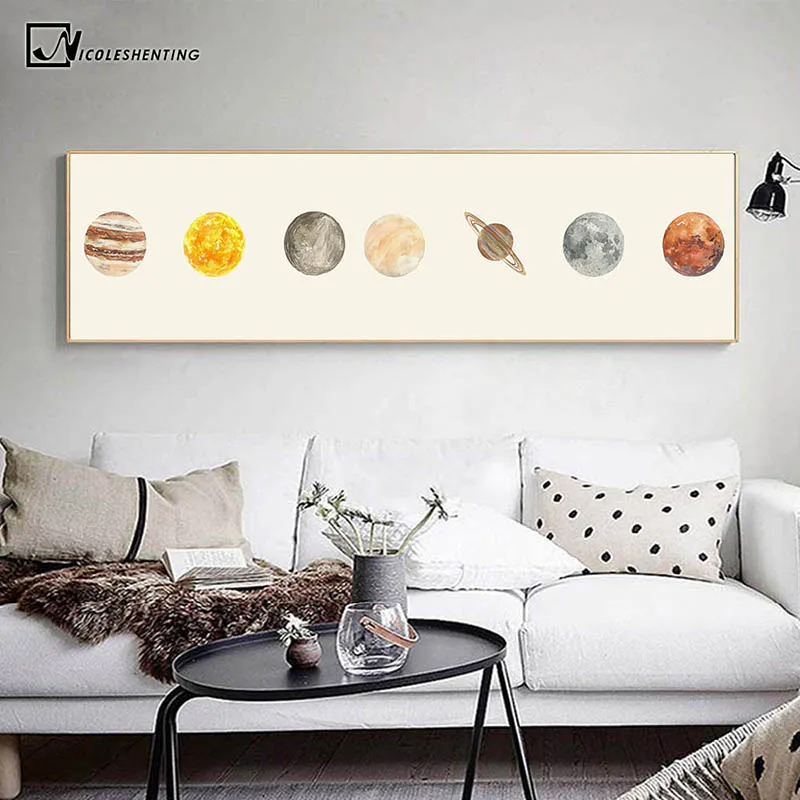 Solar System Outer Space Universe Planet Earth Moon Poster and Print Canvas Art Painting Wall Picture for Living Room Decoration
Solar System Outer Space Universe Planet Earth Moon Poster and Print Canvas Art Painting Wall Picture for Living Room Decoration