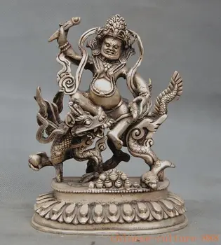 Christmas tibet buddhism silver Yellow Jambhala buddha riding dragon evil spirits statue Halloween
Christmas tibet buddhism silver Yellow Jambhala buddha riding dragon evil spirits statue Halloween