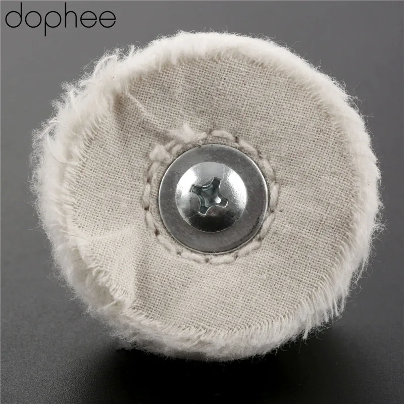 

dophee Dremel Accessories 1/4" Shank Brush 50mm /2" Cloth Polishing Mop Buffing Grinding Wheel Pad for Drill Rotary Tool NEW 1pc