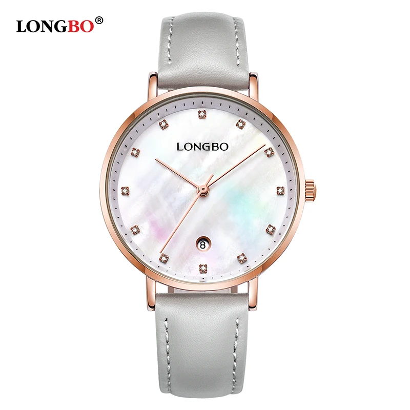 Watches Women LONGBO Fashion Brand Leather Pearl Dial Luxury Casual Ladies Watches Date Calendar Clock Waterproof Gift 5040
Watches Women LONGBO Fashion Brand Leather Pearl Dial Luxury Casual Ladies Watches Date Calendar Clock Waterproof Gift 5040
