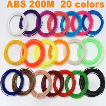 Pen 3D Printer ABS Filament PLA 1.75mm 3D Plastic Filament ABS 200M 3D Printing Material 20 Colors 3D Pen Wire Thread
Pen 3D Printer ABS Filament PLA 1.75mm 3D Plastic Filament ABS 200M 3D Printing Material 20 Colors 3D Pen Wire Thread