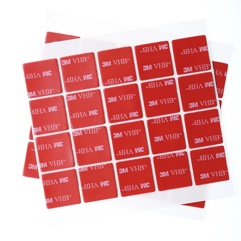 25*25mm Gray Tape Square 3M VHB Double-Sided Tape Car Transparent VHB Acrylic Ring Buckle Paste Tool Washable Adhesive
25*25mm Gray Tape Square 3M VHB Double-Sided Tape Car Transparent VHB Acrylic Ring Buckle Paste Tool Washable Adhesive