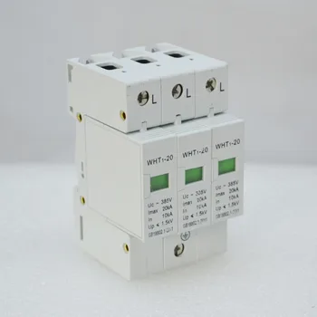 2P+N 10KA~20KA D ~385VAC Arrester Device SPD House Surge Protector device Protective Low-voltage
2P+N 10KA~20KA D ~385VAC Arrester Device SPD House Surge Protector device Protective Low-voltage