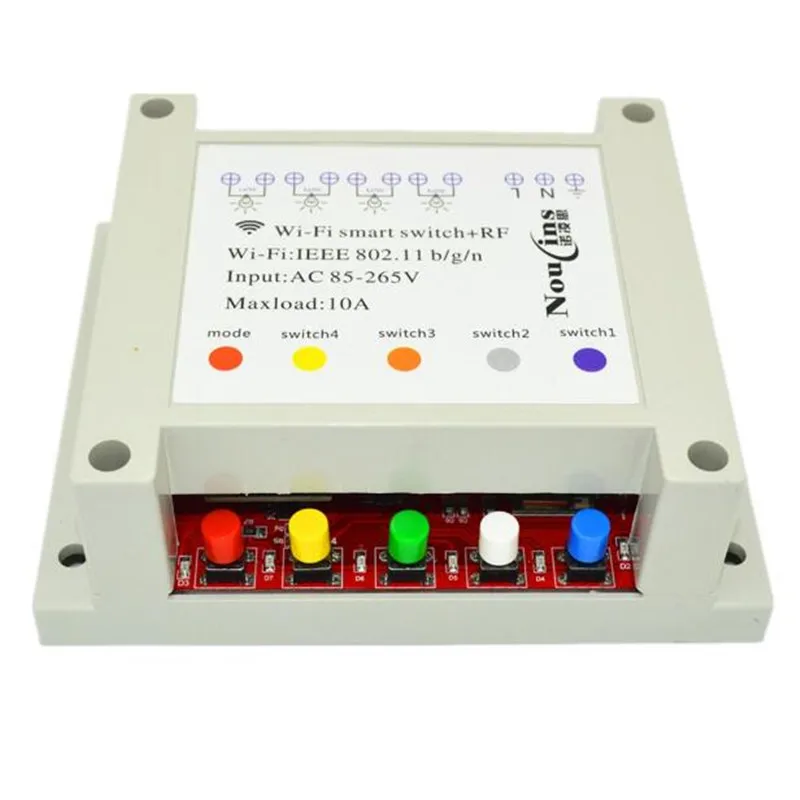 4 Way Switch Wifi Smart 433mhz Remote Control Wireless Diy