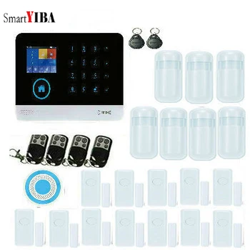 SmartYIBA 3G WIFI Phone App Remote Security Alarm Systems Kits Wireless Siren Kit Infrared Motion Detector Door Magnetic Alarma
SmartYIBA 3G WIFI Phone App Remote Security Alarm Systems Kits Wireless Siren Kit Infrared Motion Detector Door Magnetic Alarma