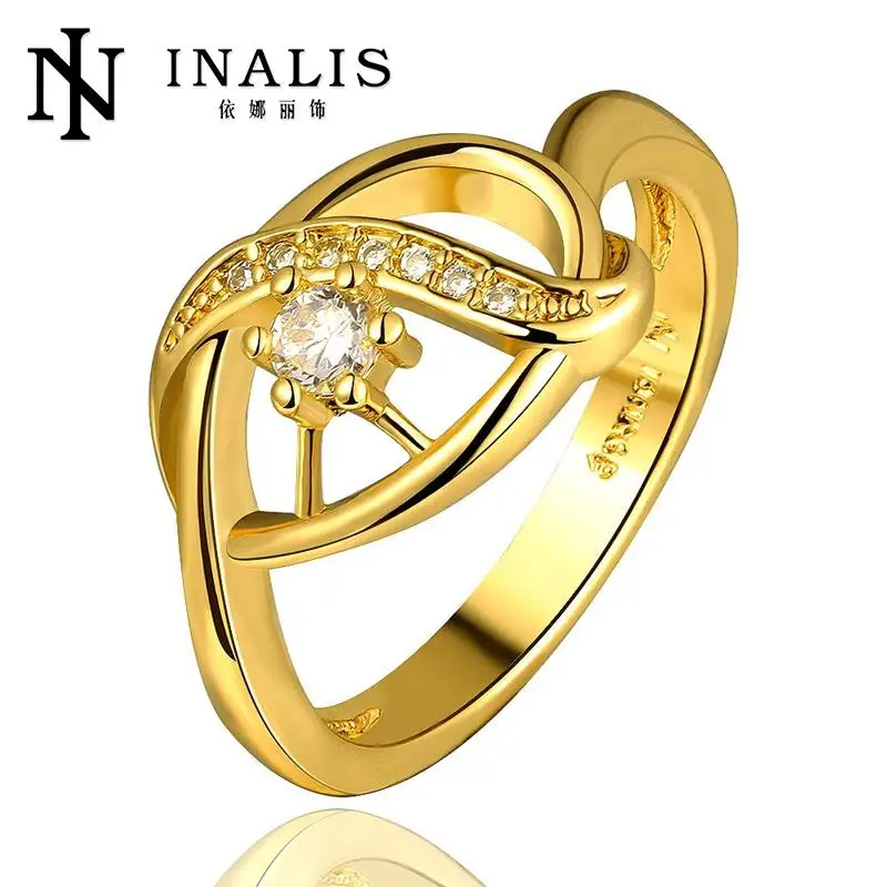R690-A Wholesale High Quality Nickle Free Antiallergic New Fashion Jewelry 18K Gold Plated Ring 
R690-A Wholesale High Quality Nickle Free Antiallergic New Fashion Jewelry 18K Gold Plated Ring