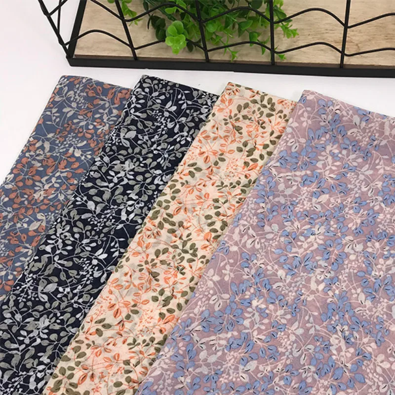 Floral Printed Fabric Full Polyester Pearl Chiffon Fabric Spring Summer Dress Shirt Clothing Sewing Textile Material
Floral Printed Fabric Full Polyester Pearl Chiffon Fabric Spring Summer Dress Shirt Clothing Sewing Textile Material