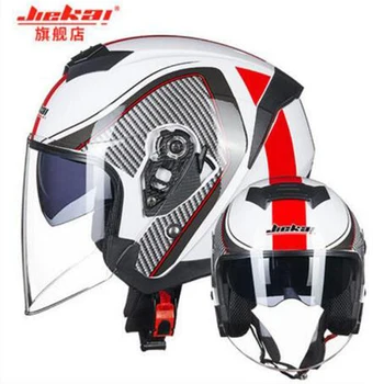2019 Summer New Half Face JIEKAI Motorcycle Helmet Men/women Double lens Motorbike helmet made of ABS/PC Visor Lens Size M-XXL
2019 Summer New Half Face JIEKAI Motorcycle Helmet Men/women Double lens Motorbike helmet made of ABS/PC Visor Lens Size M-XXL