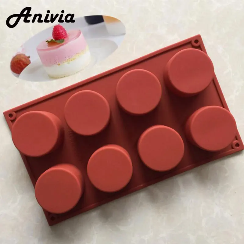 8 Cavity Round Cylinder Silicone Handmade Mold Cookie Chocolate Decorating DIY Soap Making Moulds ,Random Color
8 Cavity Round Cylinder Silicone Handmade Mold Cookie Chocolate Decorating DIY Soap Making Moulds ,Random Color