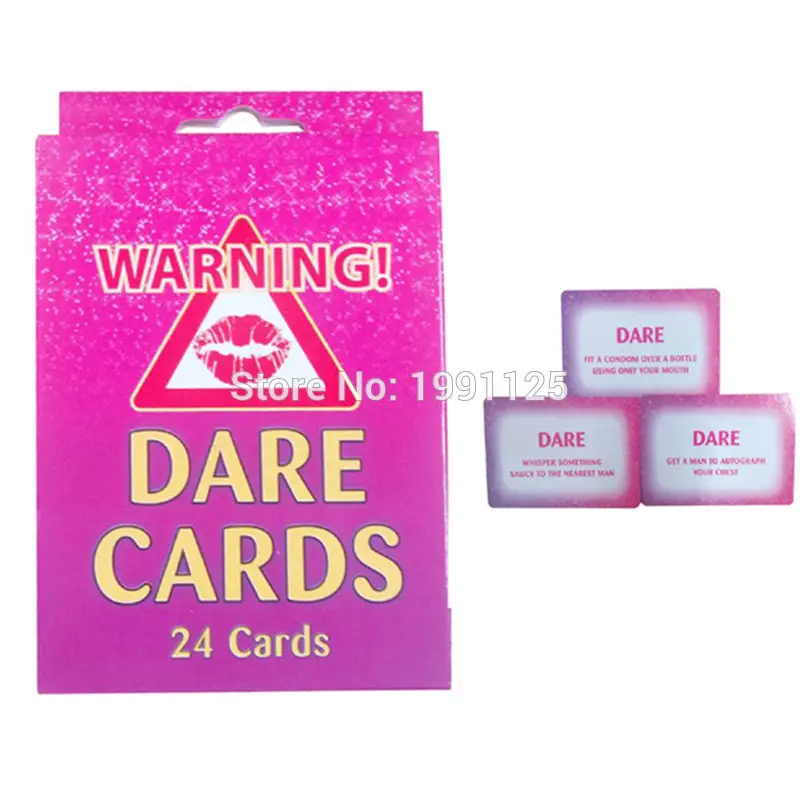 24 pcs/Set Hen Party Night Dare Card Dare To Do Cards Bachelorette Party Girls Night Out Party Prop Game Decorations Accessories
24 pcs/Set Hen Party Night Dare Card Dare To Do Cards Bachelorette Party Girls Night Out Party Prop Game Decorations Accessories