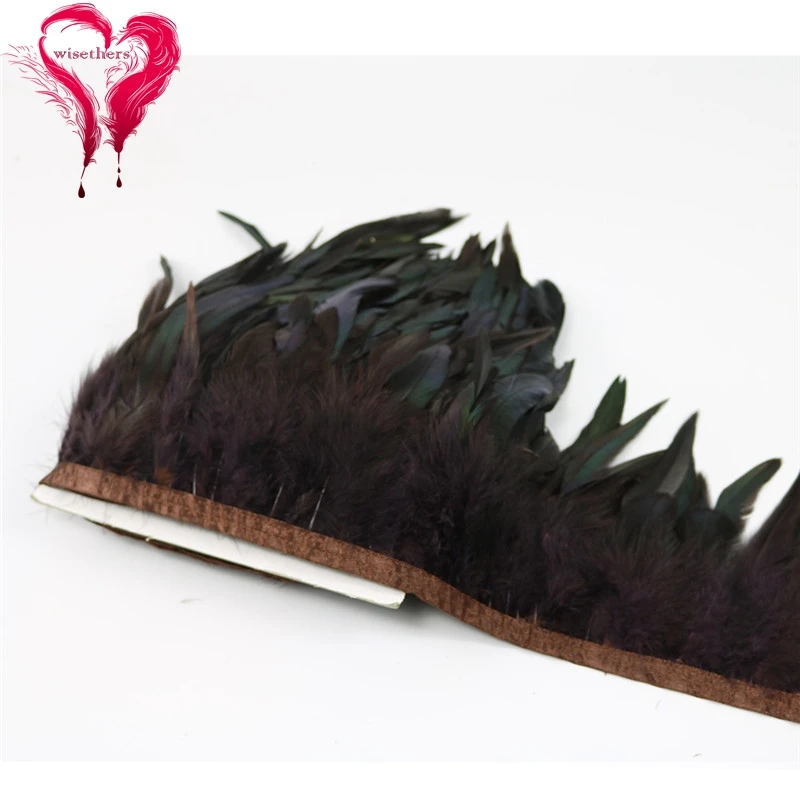 13 coffee rooster feather trims 4