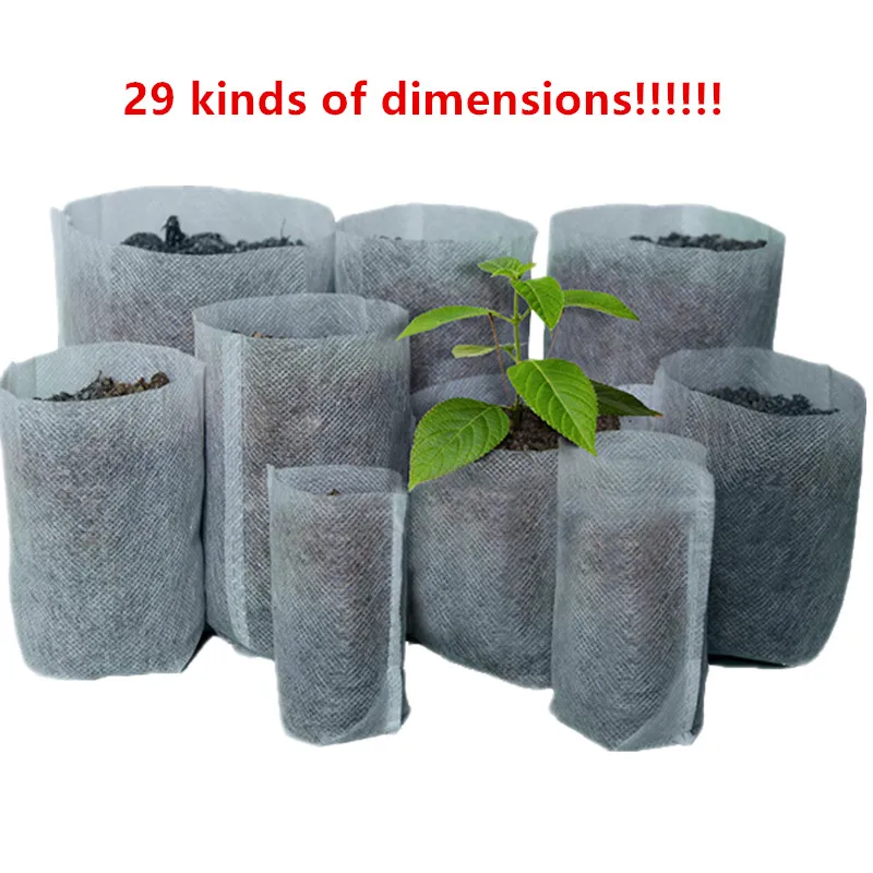 100pcs/Pack Garden Supplies Environmental Protection Nursery Pots Seedling Raising Bags Portable Nursery Bags Container Bags
100pcs/Pack Garden Supplies Environmental Protection Nursery Pots Seedling Raising Bags Portable Nursery Bags Container Bags