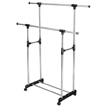 Adjustable Extendable Double Garment Drying Racks Stainless Steel Multifunctional Floor Standing rack with Shoe Rack
Adjustable Extendable Double Garment Drying Racks Stainless Steel Multifunctional Floor Standing rack with Shoe Rack