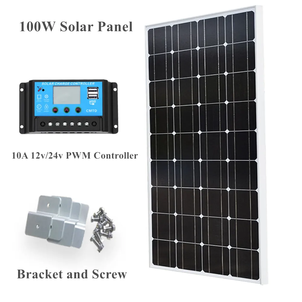 100W 12V PV Power Solar Panel Module & 10A CMG LCD Controller for Yacht Home Kit solar energy system solar cell solar panel
100W 12V PV Power Solar Panel Module & 10A CMG LCD Controller for Yacht Home Kit solar energy system solar cell solar panel