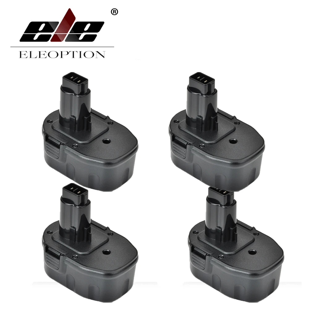 ELEOPTION 4PCS High Capacity 3.0AH 3000mah 14.4V Rechargeable Power Tool Battery For DEWALT DC9091 DW9091 DW9094 14.4 Volt Tools
ELEOPTION 4PCS High Capacity 3.0AH 3000mah 14.4V Rechargeable Power Tool Battery For DEWALT DC9091 DW9091 DW9094 14.4 Volt Tools