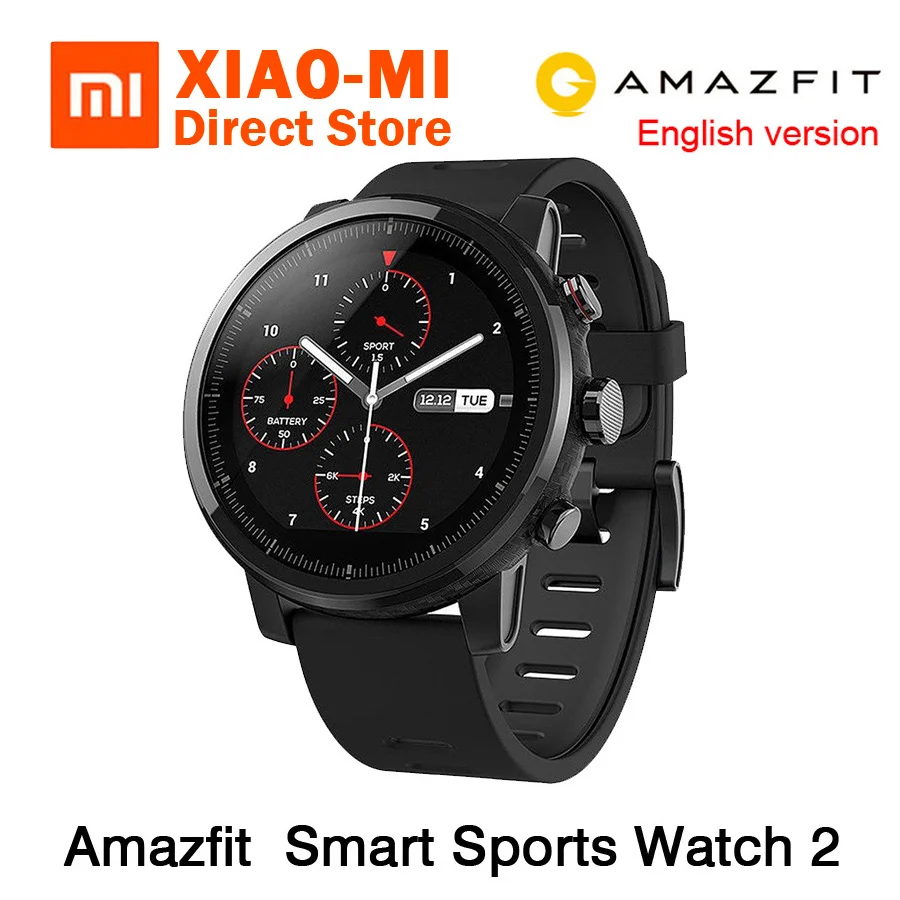 

[English Version] Xiaomi Huami Amazfit Stratos Smart Sports Watch 2 GPS 5ATM Water 1.34'' 2.5D Screen Firstbeat Swimming Watch